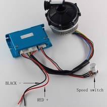 자동차선풍기 12V 7060 DC 12V24V 소형 고압 브러시리스 원심 송풍기 공기 흡입구 음압 12kpa 터빈 팬, 03 12V Blower and drive