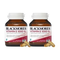 Blackmores 블랙모어스 비타민 E 1000IU 콜레스테롤 헬시 30캡슐 2팩 Vitamin E 1000IU Cholesterol Health 30 Capsules