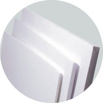 현진아트 원단 보드롱 우드락 HB 백색 600 x 900 mm, 1장, 600x900 3T