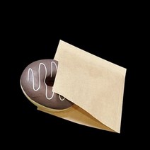 L형 크라프트 도너츠 종이봉투 13X13cm 500매, 없음, 1개
