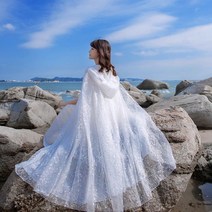 복고풍 레이스 개화기의상 원피스 요정 망토 드레스 졸업사진 컨셉 의상