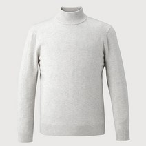 인디안 [22년 겨울 최저가] 고급 캐시미어100% 솔리드 반폴라 하프터틀넥 니트 MIBBHXW9411NBC