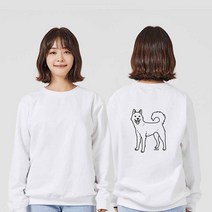 예쁜옷 진돗개 똥개 강아지 맨투맨 후드티