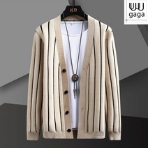 유유가가 남자 루즈핏 스웨터 가디건 캐주얼 니트