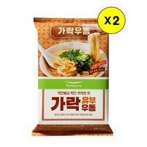 (냉장)[풀무원]가락(유부)우동 2인분x2
