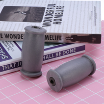 네발 노인 의료용 한 쌍의 고무 목발 손 그립 강한 목발 손잡이 교체 목발 액세서리 (회색), 01 Grey