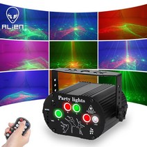 전반사 오로라-3 인 1 60 패턴 미니 DJ 디스코 레이저 프로젝터 USB LED 무대 조명 효과 파티 휴일 크리스, 한개옵션0