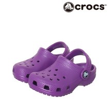 크록스 키즈 클래식 클로그 자수정 204536-57H