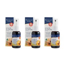 호주 네추럴라이프 프로폴리스 마누카 허니 스프레이 30ml 3개세트