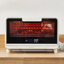 위즈웰 GL-10C 디지털 미니오븐 11가지 레시피 토스터 토스트기 토스트만들기 에어프라이기 피자 해동 발효 고구마, 미니오븐 GL-10C(크림)