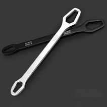 ST 만능스패너 양구 만능 멀티 렌치 스패너 공구 8-22mm, 블랙