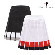 [힐크릭](여성)울혼방 세로 배색 니트 큐롯_1HCCUF8703