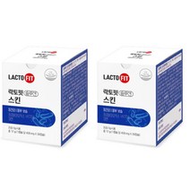 종근당 락토핏 솔루션 스킨 피부 보습 면역 장 피부 건강 100억 유산균 락토 포스트 신 바이오틱스 장용성 캡슐 피부개선 hy7714 L.plantarum 멜라트리약통, 2개(2개월)