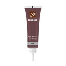 20ml 가죽 수리 젤 카시트 소파 소파 가방 가죽 보완 보수 크림 자동차 수리 스크래치 균열 수리 페이스트, 갈색