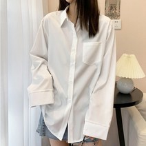 [랜덤플레이] 루즈핏 포켓 셔츠 원피스