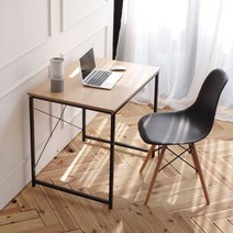 이지심플 우드기본책상80 학생용책상 컴퓨터책상, 색상:블랙