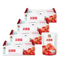 순수식품 착즙 사과즙, 100ml, 120개