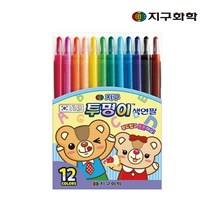 지구화학 투명이 색연필, 1개, 12색