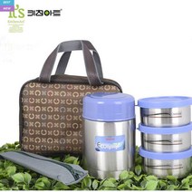 키친아트 에코홈 보온도시락 도시락세트, KSJ-4700(470ml)
