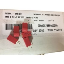 인덕터부품 1pc wima mks2 mks4 필름 커패시터 하이파이 오디오 0.047 미크로포맷0.1 미크로포맷0.22 미크로포맷0.33 미크로포맷1 미크로포맷1.5 호환 지원, 08 2.2uF 63V MKS2