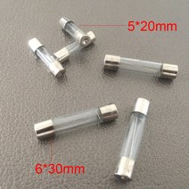 보험 가입 작동 블로우 타입 유리관 퓨즈 5A 6A 6.3A 7A 8A 10A 12A 20A 30A 5x20mm 6x30mm 250V, 02 6A_01 5x20mm