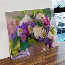 tc867-폼아크릴액자58CmX38Cm_부귀의모란꽃화분, 1.부귀