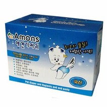아몬스 애견기저귀 여아용 초미니 30매, 단품, 단품