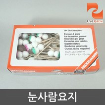 눈사람요지 1각 (45개) 눈사람이쑤시개 과일꽂이