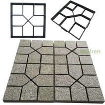 시멘트 콘크리트 본뜨기틀 디자인틀 주택조경 디자인, 8개의 직삭각형 있는 51cm 정사각형