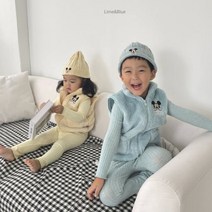 라임앤블루 미키후리스조끼