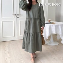 디자이어로즈 디자이어로즈 여성 라운드 플레인 원피스 3color (9026226)