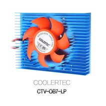 COOLERTEC CTV-OB7-LP VGA쿨러/볼/알루미늄/50mm/2핀 케이스쿨러, 선택없음