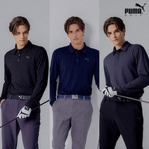 푸마골프 PUMAGOLF 22FW 푸마골프 남성 소프트웜셀 긴팔 카라티 3종세트