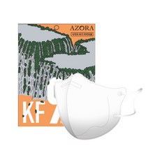 아조라 KF94 새부리형 소형 컬러 마스크 100매, 화이트