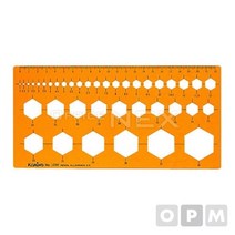 코링 템플레이트육각정규 240x120mm, 없음