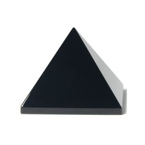 원석 천연원석 보호의 흑요석 피라미드 37mm-53mm, A타입