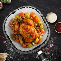 오늘의가게 에어프라이어 종이호일 접시형 각90매, 사각 2L-90매