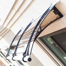 캐노픽스 650 X 2000 호레움 접이식어닝천막 창문셔터 차고 만들기 농막주택 농막 썬룸, 그린렉산 검정 브라켓 실버 바