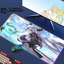 에픽 세븐 Rgb 마우스 패드 게이머 키보드 매트 책상 애니메이션 카펫 Pc 빅 게임 캐비닛 확장, 02 GG001210_04 RGB250x250x3mm