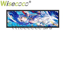 7.84 인치 모니터 1280x400 스트레치 바 LCD 3:1 MIPI Aida64 라즈베리 파이 스크린 롱 디스플레이, [02] LCD Only, 02 LCD Only