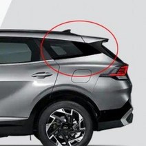 스포티지 NQ5 C필러 라인 데칼스티커 - 자동차스티커 차량용 흠집 스크래치 가림 스티카, 일반시트지-블랙, B