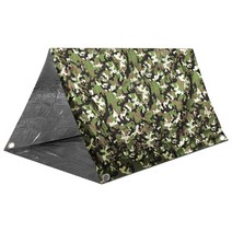 백패킹텐트 초경량 2인용 경량 텐트 비상 구명 서바이벌 쉼터 반사 소재, [02] 1