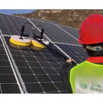 태양광 패널 청소 롤러 듀얼 브러쉬 전동 세척 도구, 상세 페이지 참고, 7.5m 220v 단일 헤드