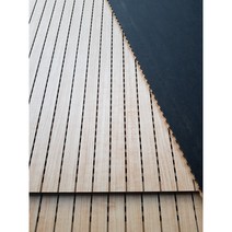 바나나목재 MDF 라인 타공보드(방염처리) 9Tx1184x2400mm 흡음 방음 목재, 메이플