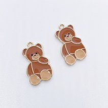 곰돌이 인형키링 메탈키링 부자재 금속키링 키링제작 비즈공예 자동차키링 에어팟키링 베어키링
