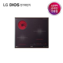 [LG전자] DIOS(디오스) 3구 하이브리드 전기레인지 BEY3MPST [빌트인/블랙]
