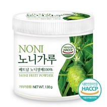 푸른들판 베트남 노니 분말 가루 100% 노니열매 과일 파우더 무첨가 haccp 인증 수입 식품 추천, 130g, 1통
