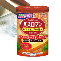 2022년 신제품 바스로망 입욕제600g 19종류 콜라겐 세라마이드 시어버터히알루론산 유칼립튜스라벤더 빠른출고, 히노끼600g