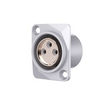 Monosaudio-SM3/SF3 순수 구리 XLR 암수 소켓 3 핀 패널 장착 섀시 사각형 모양 오디오/비디오 마이크/마이, 04 SF3R rhodium plated
