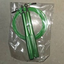 점프 로프 피트니스 운동 라이트 베어링 줄넘기 금속 속도 크로스 핏 체육관 MMA 훈련 장비 남성, green